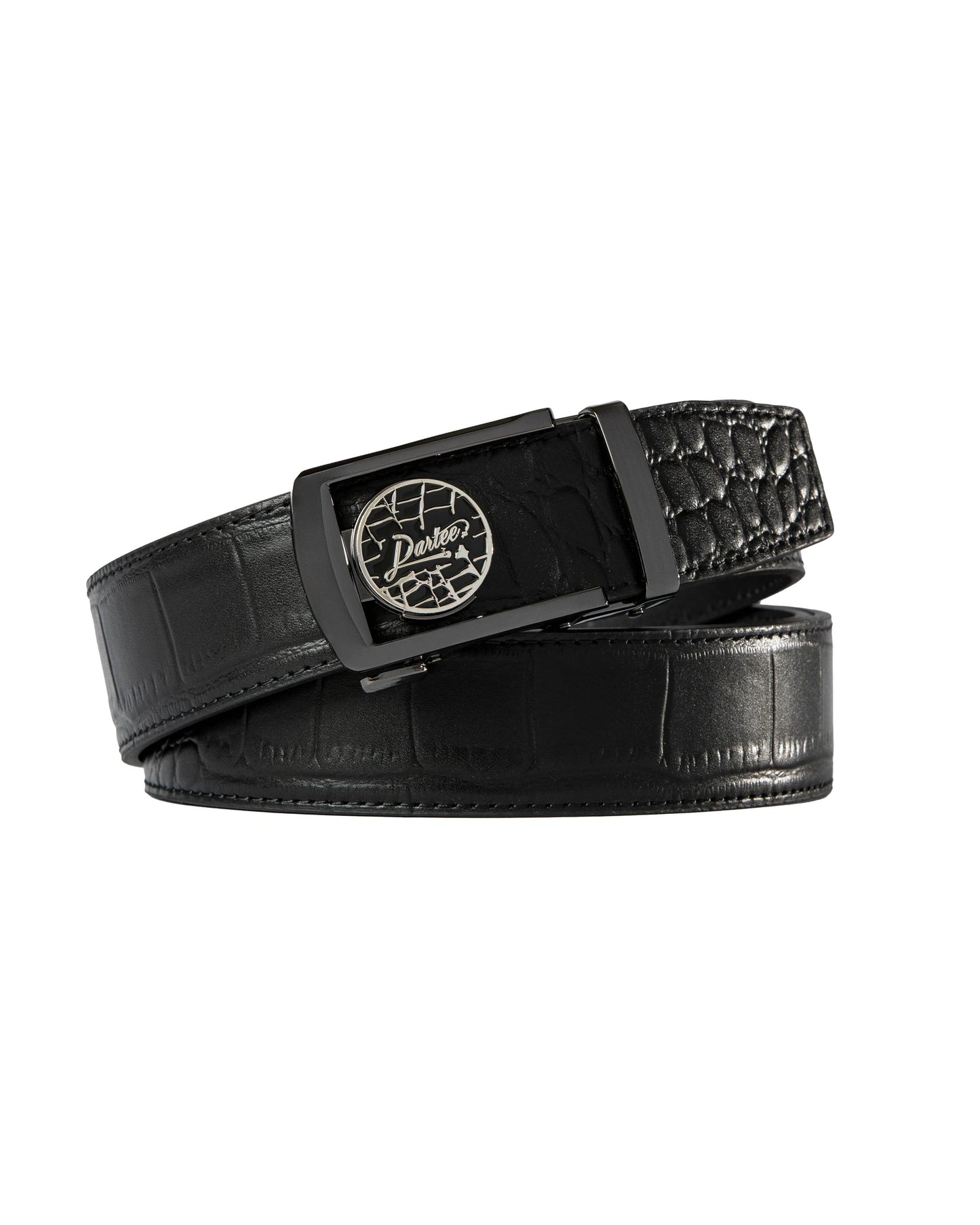 Gator Grain Leather Belt Box (colors: Black, Brown, White, Light Tan, Dark Blue, Grey, New Black/Grey, New Dark Purple) (box Set Includes: Belt Strap, Belt Buckle, Tee Holder, Glove Holder, Ball Marker, Tees (2))