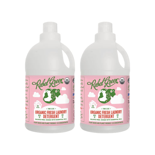 Rebel Green Pink Lilac Laundry Detergent 4 Packs 64oz