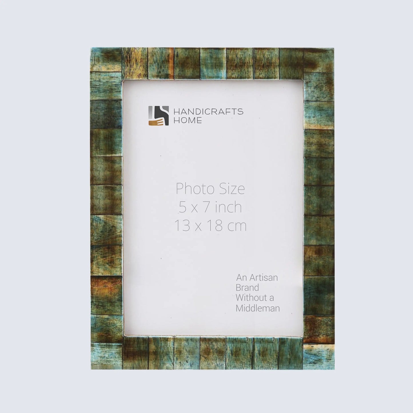Decorative Picture Frame (5X7X0.75 In.)(Verdigris 2 Pack)