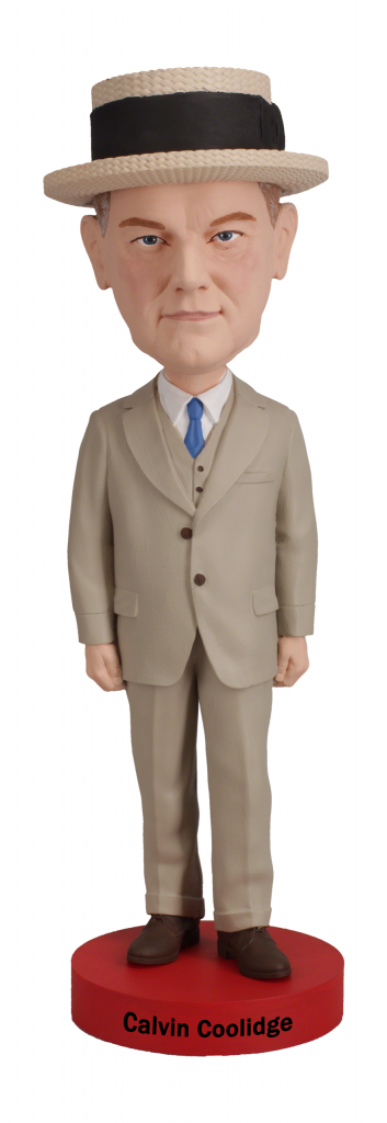 Royal Bobbles Calvin Coolidge Collectible Bobblehead Statue