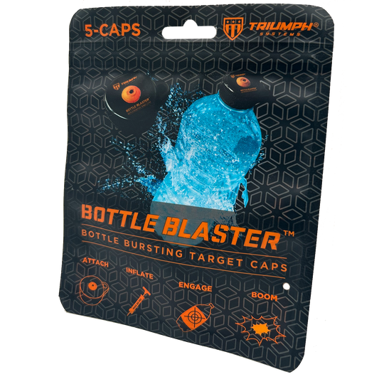 Air Rifle Bottle Blasters Bursting Cap Targets (5-Caps)