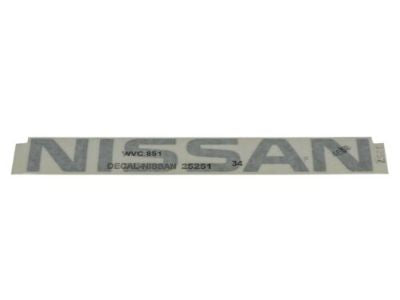 DECAL SIDE RAIL -- NISSAN