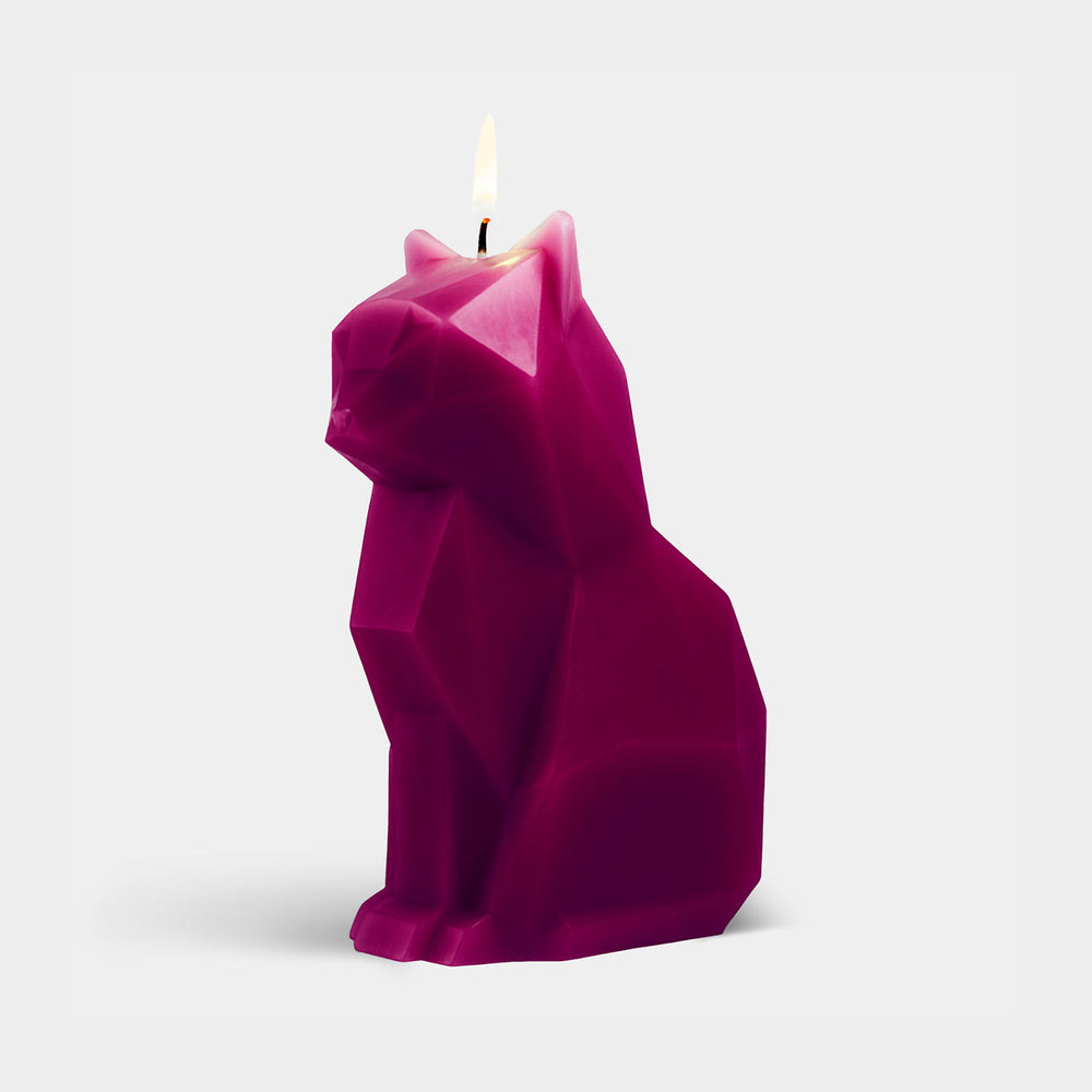Pyropet Kisa Candle (Burgundy)(all Sizes)