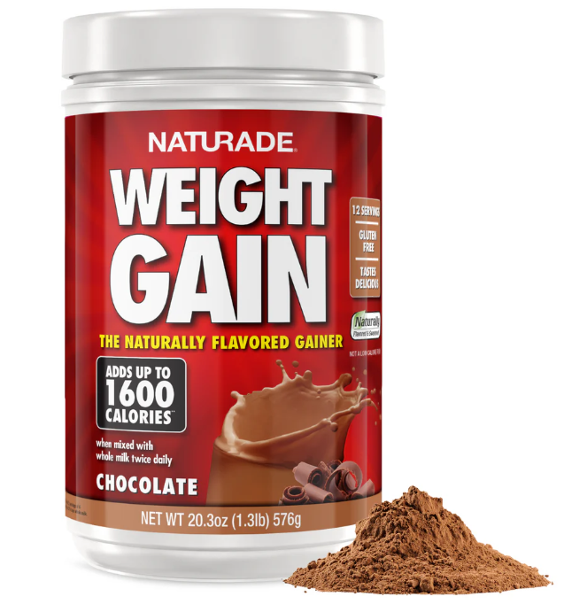 NATURADE Weight Gain 20.3 OZ (12 Servings)(Flavors: Chocolate)