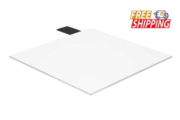 Acrylic White Opaque Sheet 1/4" Thick, 48 X 96 Inches