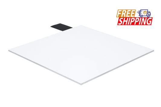 Acrylic White Opaque Sheet 1/4" Thick, 48 X 96 Inches