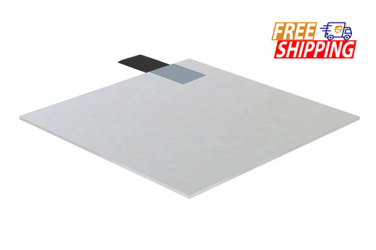 Acrylic White Opaque Translucent 55% 1/4" Thick, 48 X 96 Inches