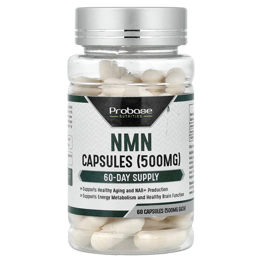 NAD+ Booster (500 Mg Capsules)(60 Capsules Per Bottle)
