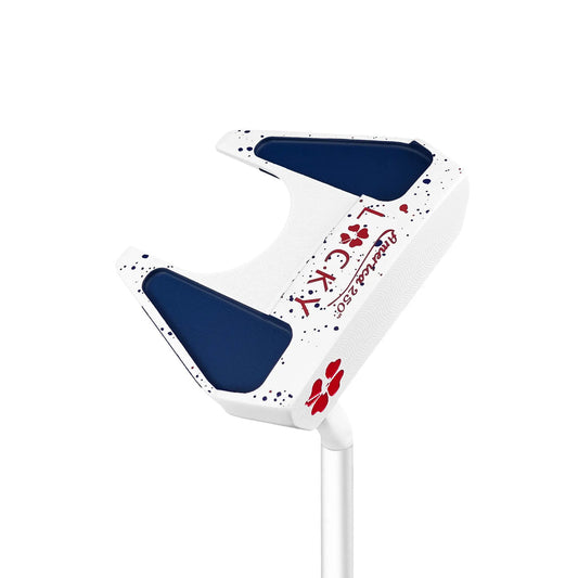 Lucky Golf Mallet Putter V2 (color: Blue Grip/White Shaft)