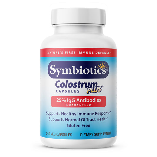Symbiotics Colostrum Plus 240 Veg Capsules