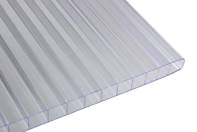 Twinwall Clear Sheet 1/4" Thick, 48 x 96 Inches