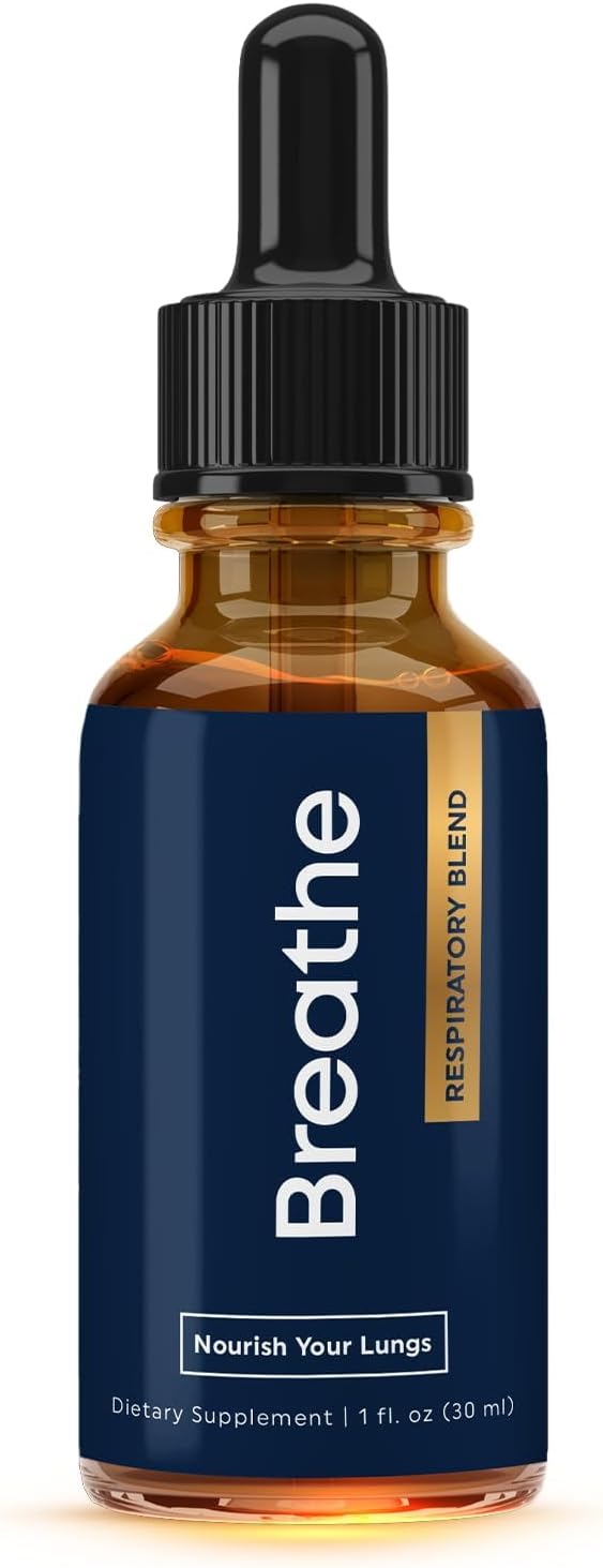Breathe 8-IN-1 Mullein Drops For Lungs & Airways (1 Fl. Oz.)