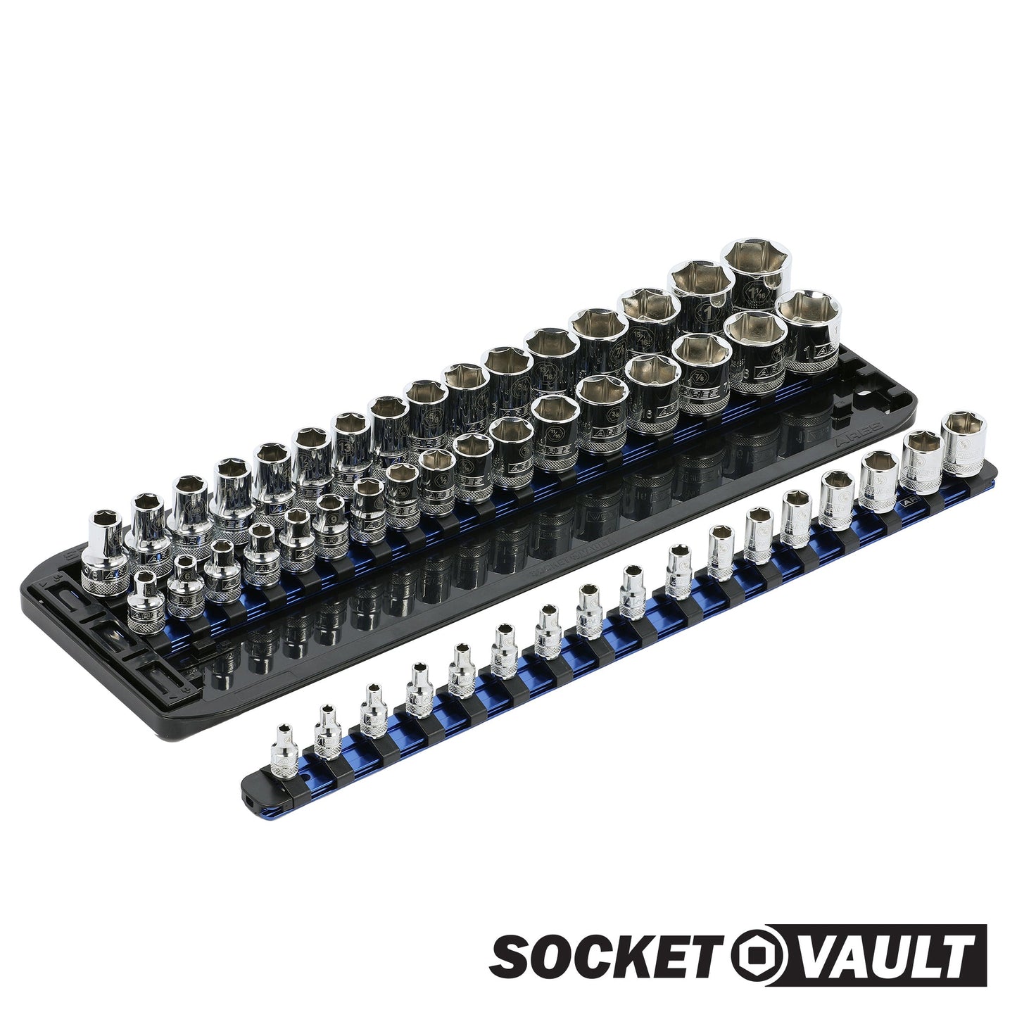 70108 Socket Rail W/clips (Blue Rail)