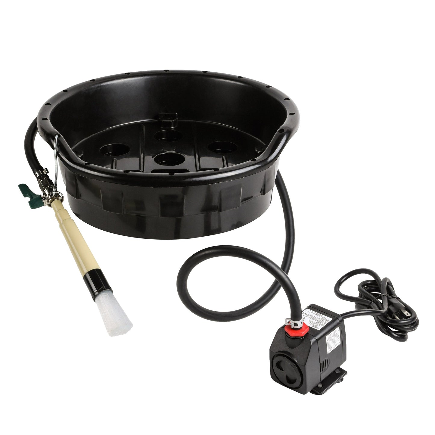 5 Gallon Bucket Parts Washer With Flow Control Valve