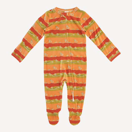 95% Modal 5% Spandex Knitted Baby Long Sleeve Zipper Footie (all Colors And All Sizes)