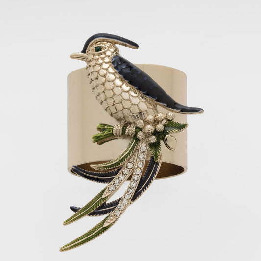 Bird Napkin Rings (1.5" X 1.25") Set Of Two