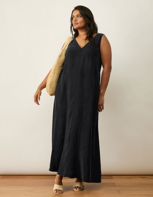 All Summer Maxi Dress (Color: Black)(Sizes XS-XL)