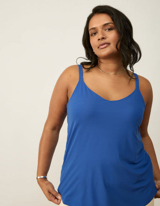 Snap To It Tank Top (Colors: Lapis, Sky Gray)(Sizes XS-XL)