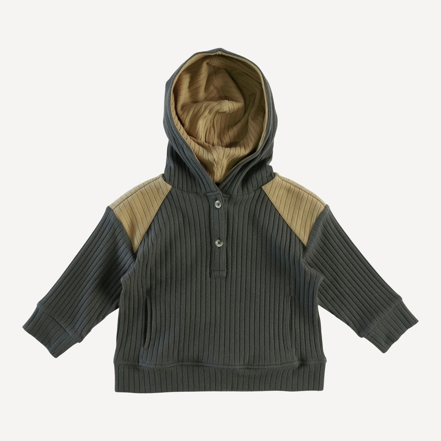 Long Sleeve Color Blocked Henley Hoodie + Relaxed Pocket Jogger Set -top/bottom (all Colors And All Sizes)