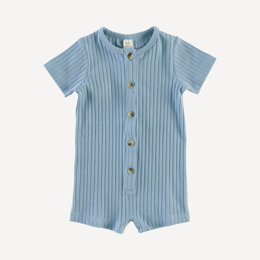 Short Sleeve Button Shortie Jumpsuit (all Colors And All Sizes)