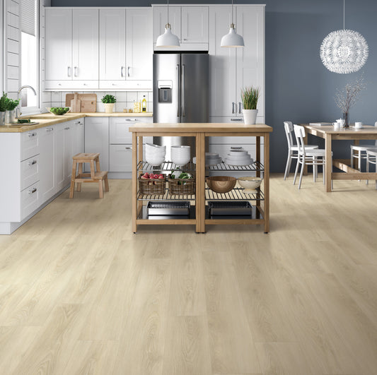 Vinyl Flooring (Champagne, London Fog, Chalet, Rugby)(1540*230*8.0mm) (one Sq. Ft.) (Earl Grey, Driftwood)(1240*182*6.5mm)