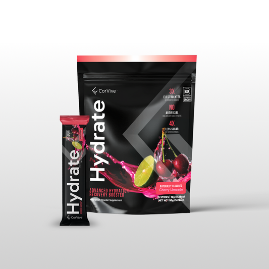 Corvive Hydration Cherry Limeade (5.29 Oz Bag)(15 Sticks Per Bag)