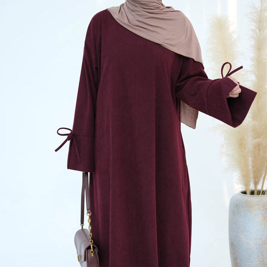 Corduroy Abaya(all Sizes)(all Colors)