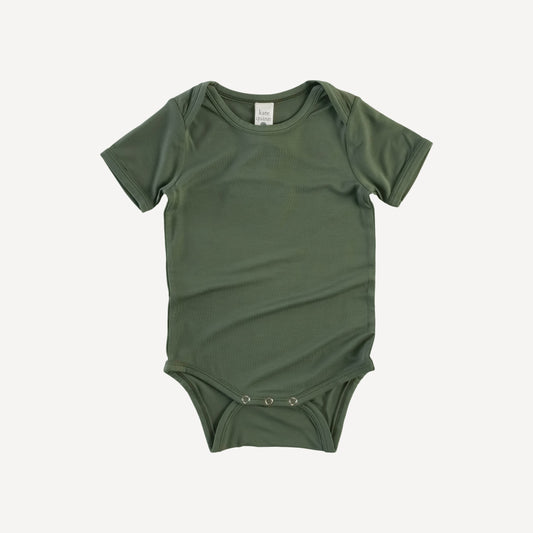 Short Sleeve Lap Neck Bodysuit (all Sizes, All Colors)
