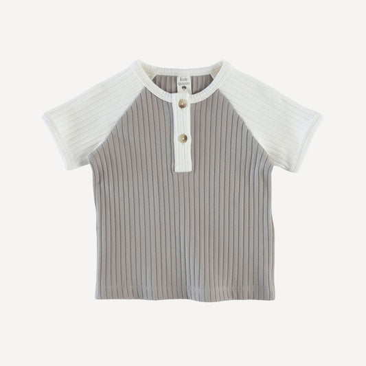 Short Sleeve Henley Baseball Tee (all Sizes, All Colors)