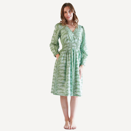 Womens Flutter Sleeve Smocked Midi Dress (all Colors And All Sizes)