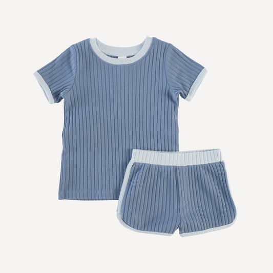 Short Sleeve Ringer Tee (H401)(all Sizes, All Colors) AND Smocked Short (all Sizes, All Colors)