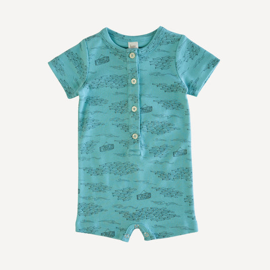 100% Organic Cotton Knitted Girls Short Sleeve Union Shortie (all Colors And All Sizes)