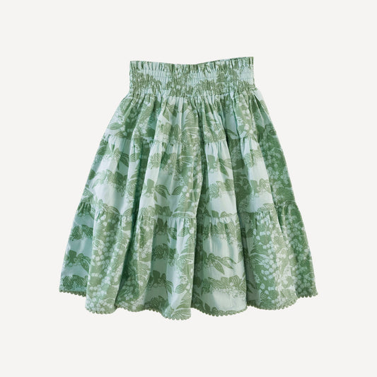 Smocked Tiered Pom Pom Maxi Skirt (all Colors And All Sizes)