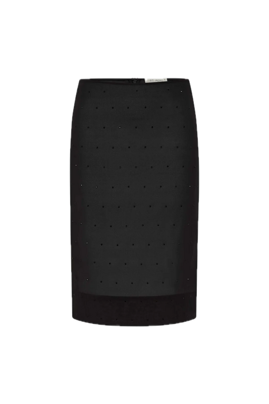 Silk Glass Beaded Skirt (XS/S/M/L)