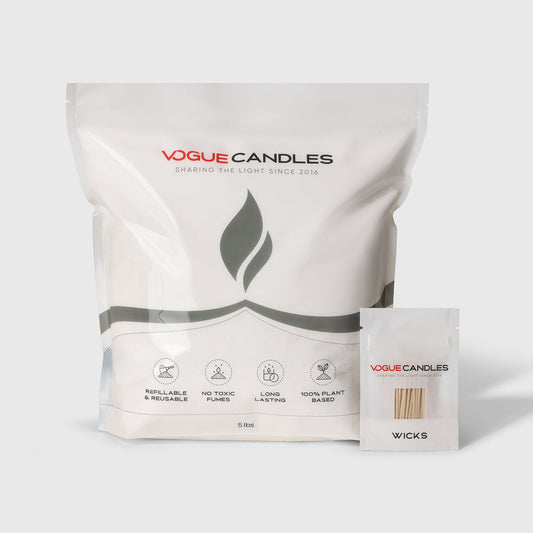 5lb Bag Wax Granules + 50 Wicks (all Colors)