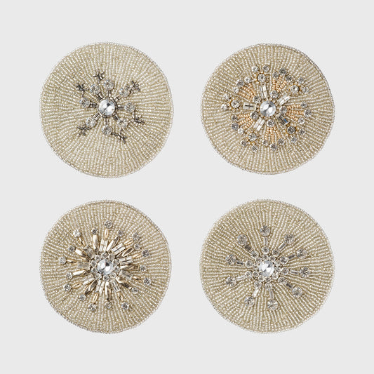 Snowflake Coaster (4" Diameter, Set Of Four)