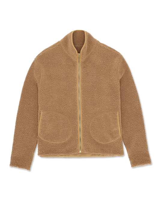 Fortela Full Zip Teddy Sweatshirt - Grey (All Sizes)