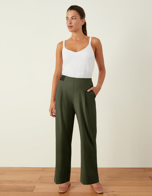 Turn It Up Wide Leg Pants (Color: Moss)(Sizes XS-XL) AND Turn It Up Long Length Pants (Color: Navy)(Sizes XS-XL)