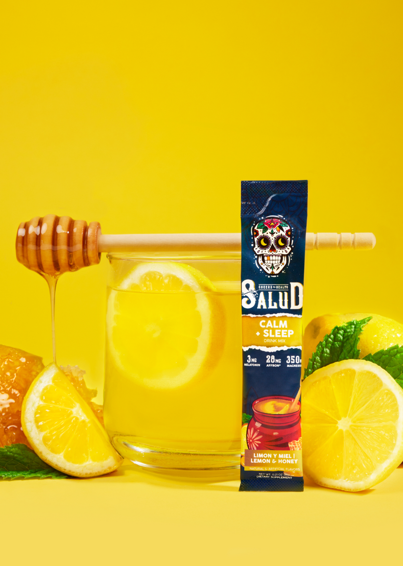 Salud Calm + Sleep Drink Mix, Lemon Honey Bag