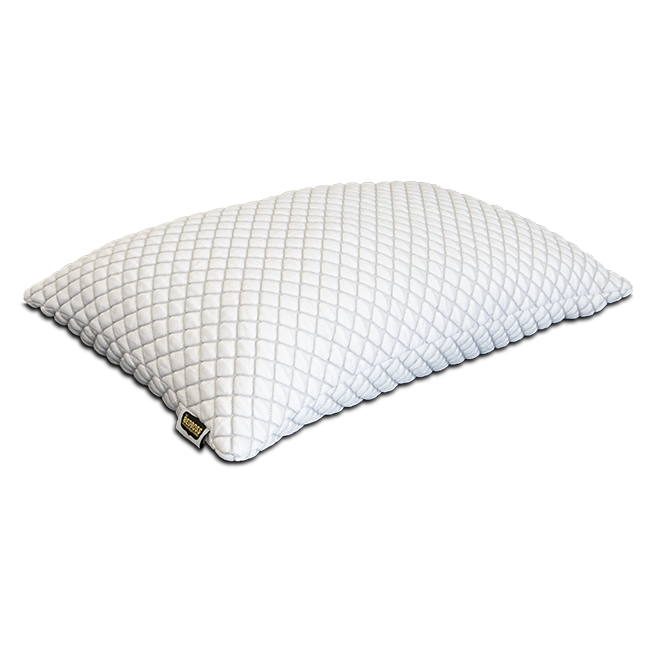 Melody Ice Pillow 677x42cm- White With Blue Lining