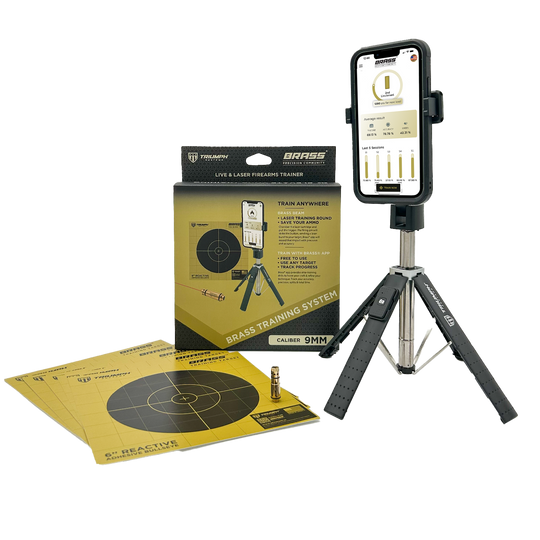 Brass Dry Fire Laser Training System 9mm/40