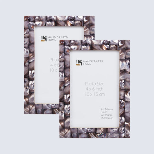 Decorative Picture Frame (4X6X0.75 In.)(Mop Grey)