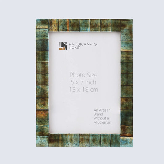 Decorative Picture Frame (5X7X0.75 In.)(Verdigris 2 Pack)
