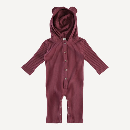 Long Sleeve Relaxed Bear Button Union Jumpsuit (all Colors And All Sizes)
