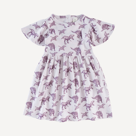 Flutter Sleeve Dress (all Sizes, All Colors)