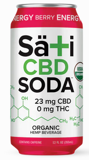 1-Sati CBD Soda Energy Berry (12 Pack)
