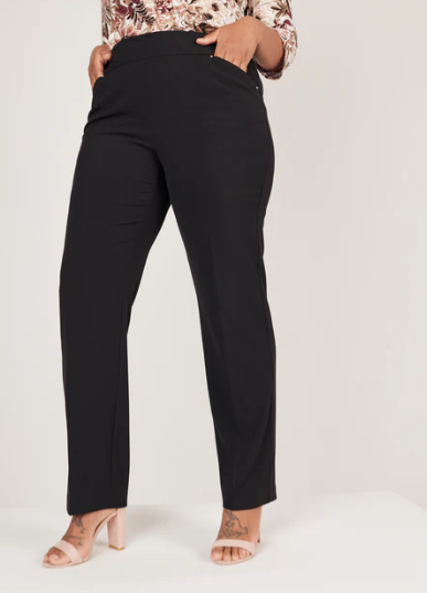 Roz & Ali Secret Agent Pull On Tummy Control Pants Cateye Pockets With Rivets(Navy, Grey) (All Sizes), Tall Length(Black) (All Sizes)