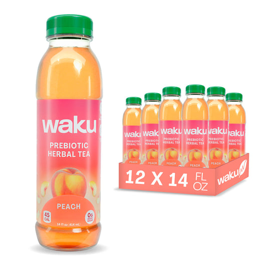 Waku Peach (Box Of 12 Units) (474mL)