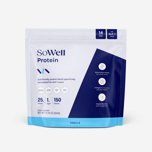 SoWell Protein (14 Stick Packs)(All Flavors)