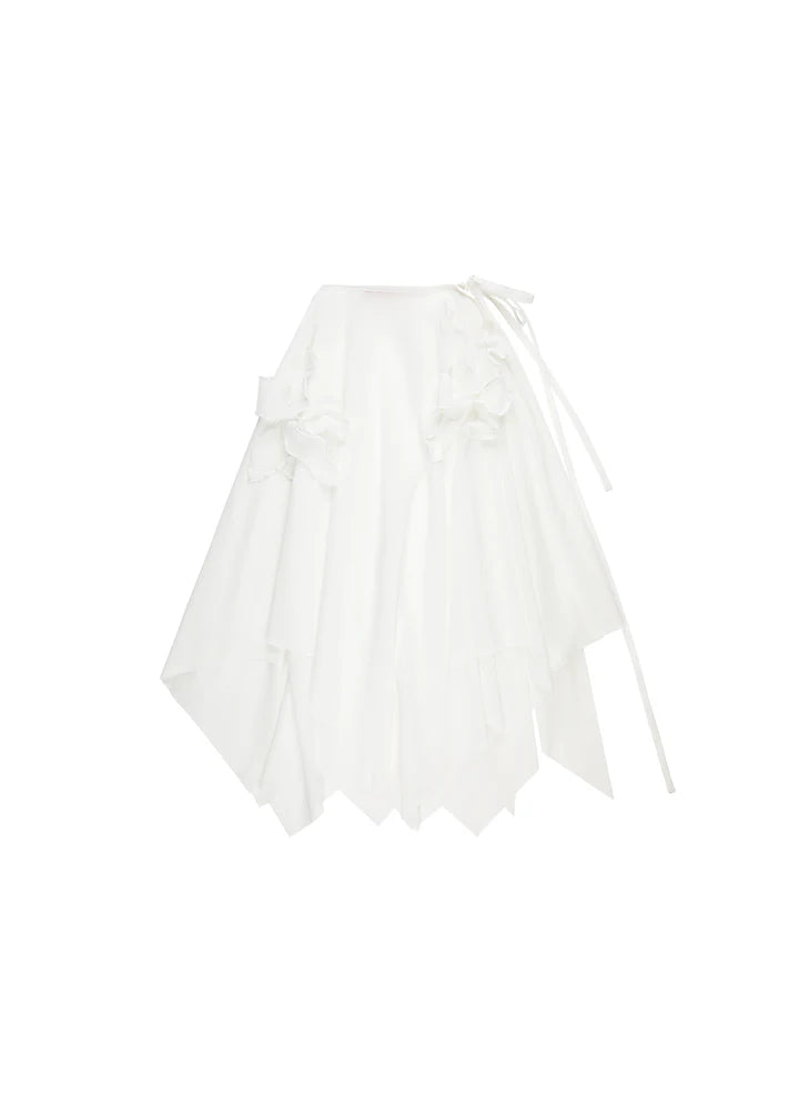 Sonia Layered Skirt Off-White (all Sizes)